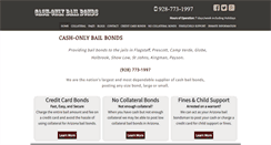 Desktop Screenshot of cashonlybailbonds.com